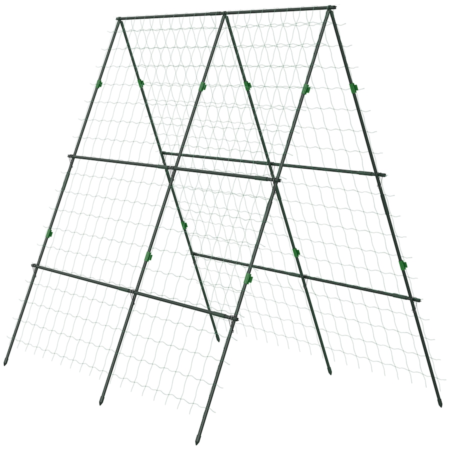 Image 988325.jpg, Product 988-325 / Price $49.99, Outsunny Metal Tomato Cage with Net for Climbing Plants Vegetables, Green from Outsunny on TSC.ca's Home & Garden department