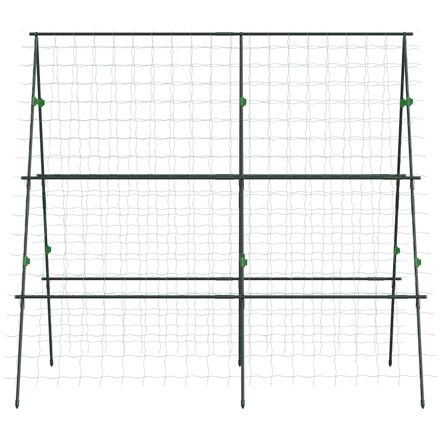 Image 988325_ALTMORE7.jpg, Product 988-325 / Price $49.99, Outsunny Metal Tomato Cage with Net for Climbing Plants Vegetables, Green from Outsunny on TSC.ca's Home & Garden department