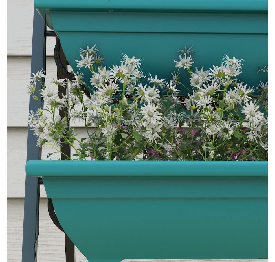Image 988327_ALTMORE6.jpg, Product 988-327 / Price $71.99, Outsunny Outdoor 3-Tier Raised Garden Bed with 5 Planter Boxes for Flowers from Outsunny on TSC.ca's Home & Garden department