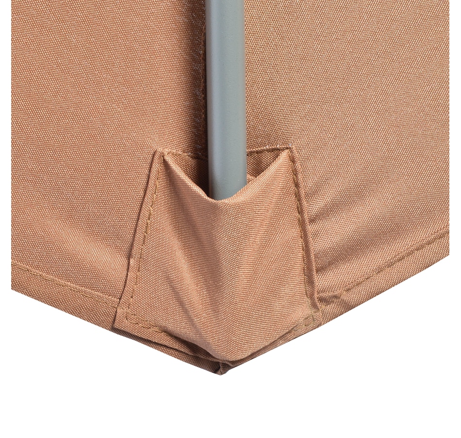 Image 988338_ALTMORE8.jpg, Product 988-338 / Price $219.99, Outsunny 9.6ft Garden Parasol Sun Shade Banana Umbrella Cantilever Coffee from Outsunny on TSC.ca's Home & Garden department