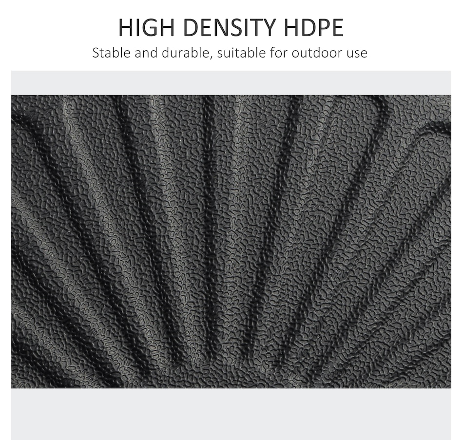 Image 988341_ALTMORE5.jpg, Product 988-341 / Price $49.99, Outsunny 48lb Heavy Duty Patio Umbrella Base with Steel Pole for Deck Black from Outsunny on TSC.ca's Home & Garden department