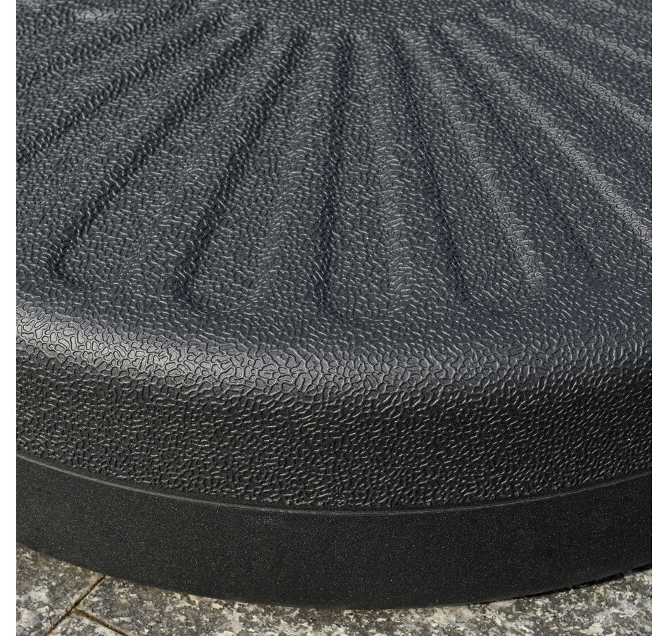 Image 988341_ALTMORE8.jpg, Product 988-341 / Price $49.99, Outsunny 48lb Heavy Duty Patio Umbrella Base with Steel Pole for Deck Black from Outsunny on TSC.ca's Home & Garden department