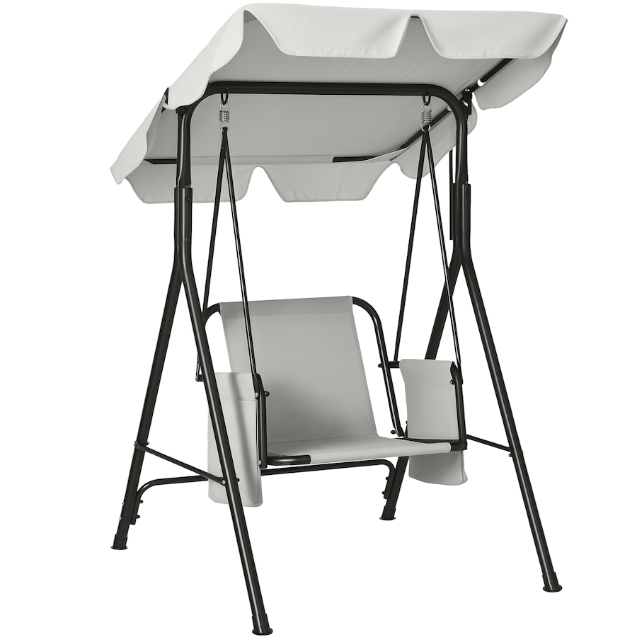 Image 988347.png, Product 988-347 / Price $165.99, Outsunny 1-Seat Patio Swing Chair with Adjustable Canopy and Cushions from Outsunny on TSC.ca's Home & Garden department