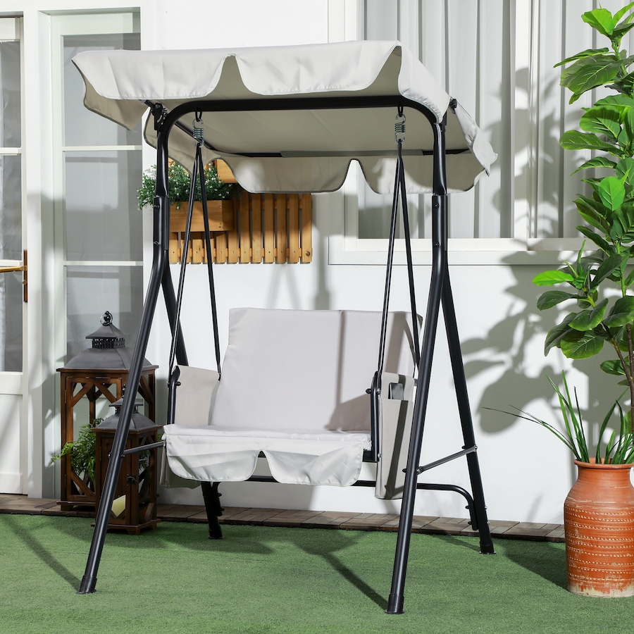 Image 988347_ALTMORE1.jpg, Product 988-347 / Price $165.99, Outsunny 1-Seat Patio Swing Chair with Adjustable Canopy and Cushions from Outsunny on TSC.ca's Home & Garden department