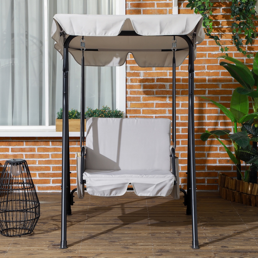 Image 988347_ALTMORE6.jpg, Product 988-347 / Price $165.99, Outsunny 1-Seat Patio Swing Chair with Adjustable Canopy and Cushions from Outsunny on TSC.ca's Home & Garden department