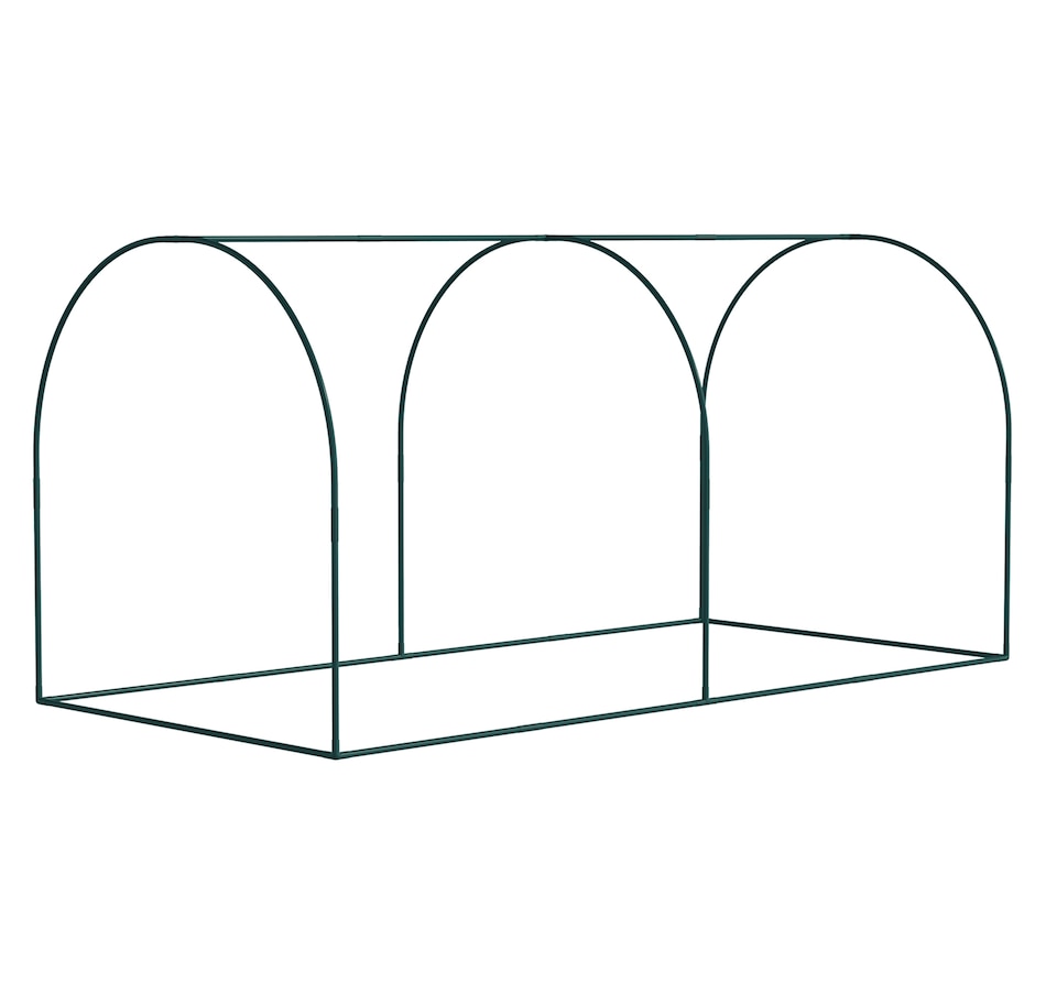 Image 988381_ALTMORE8.jpg, Product 988-381 / Price $69.99, Outsunny 8 x 3ft Crop Cage with Two Zippered Doors Dark Green from Outsunny on TSC.ca's Home & Garden department