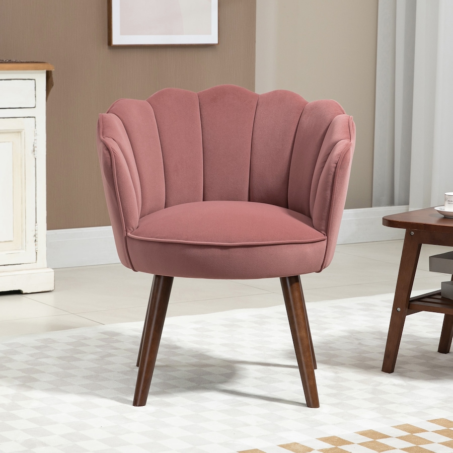 Image 988401_ALTMORE6.jpg, Product 988-401 / Price $194.99, HOMCOM Modern Velvet-Touch Fabric Accent Chair Leisure Club Chair Wood Legs from HOMCOM on TSC.ca's Home & Garden department