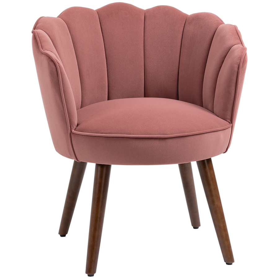 Image 988401_ST01.jpg, Product 988-401 / Price $194.99, HOMCOM Modern Velvet-Touch Fabric Accent Chair Leisure Club Chair Wood Legs from HOMCOM on TSC.ca's Home & Garden department