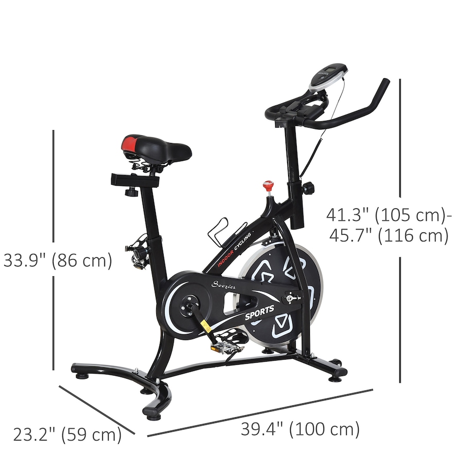 Image 988414_ALTMORE2.jpg, Product 988-414 / Price $159.99, Soozier Exercise Bike, Stationary Bike with LCD Display from Soozier on TSC.ca's Health & Fitness department