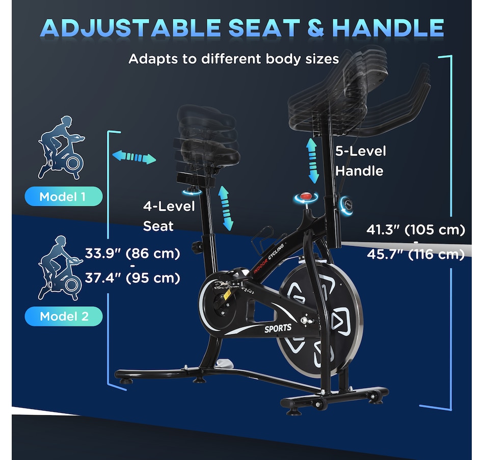 Image 988414_ALTMORE6.jpg, Product 988-414 / Price $164.99, Soozier Exercise Bike, Stationary Bike with LCD Display from Soozier on TSC.ca's Health & Fitness department
