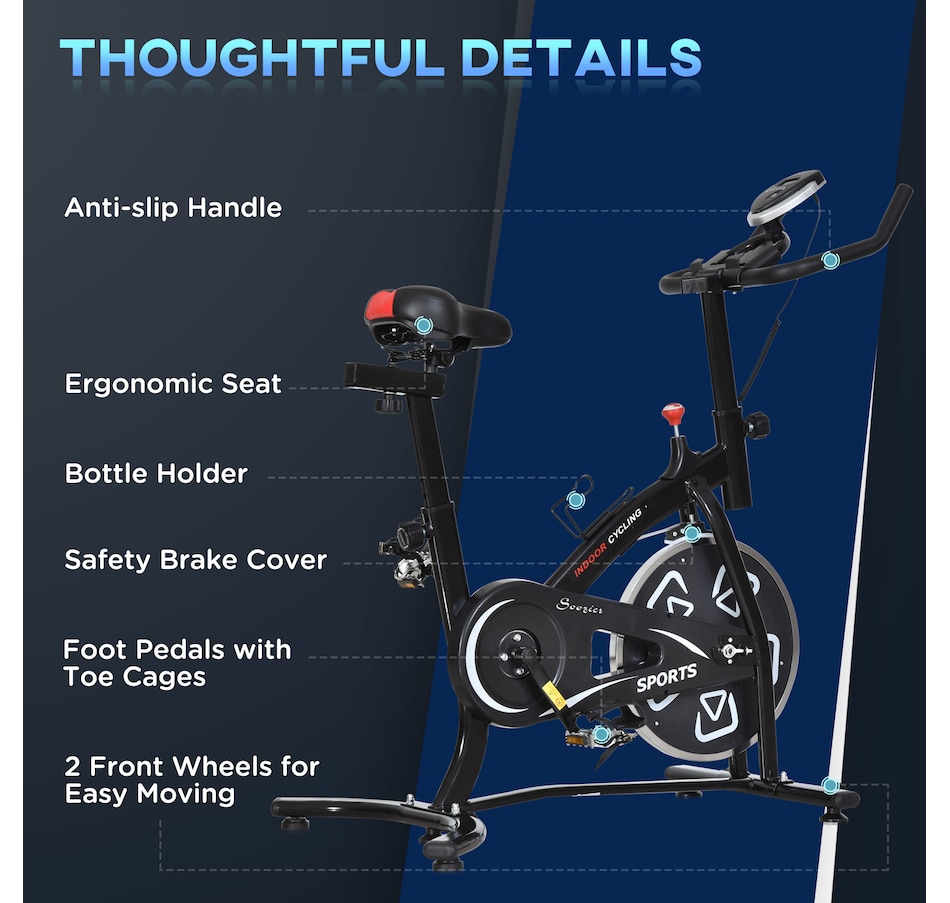 Image 988414_ALTMORE7.jpg, Product 988-414 / Price $164.99, Soozier Exercise Bike, Stationary Bike with LCD Display from Soozier on TSC.ca's Health & Fitness department