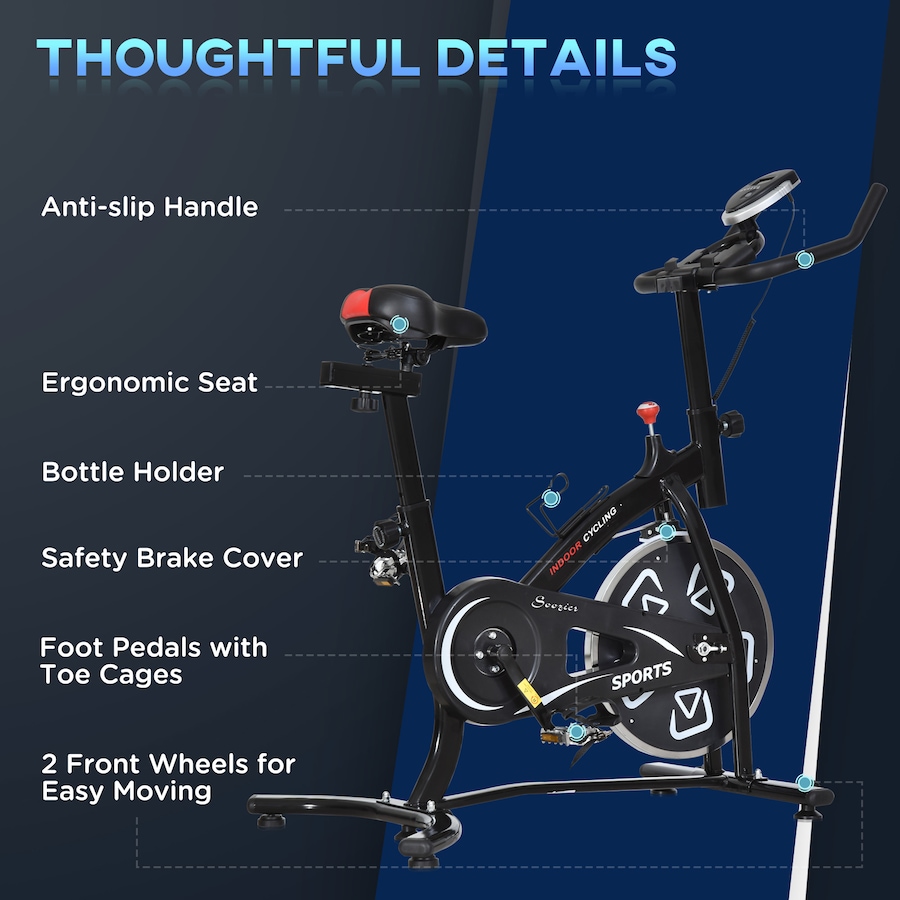 Image 988414_ALTMORE7.jpg, Product 988-414 / Price $159.99, Soozier Exercise Bike, Stationary Bike with LCD Display from Soozier on TSC.ca's Health & Fitness department