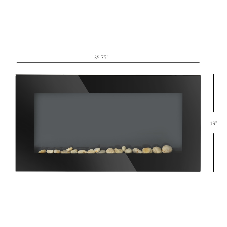 Image 988475_ALTMORE19.jpg, Product 988-475 / Price $169.99 - $199.99, HOMCOM 1500W Electric Fireplace Heater Wall Mounted W/ RC, LED Flame, 7 Color from HOMCOM on TSC.ca's Home & Garden department