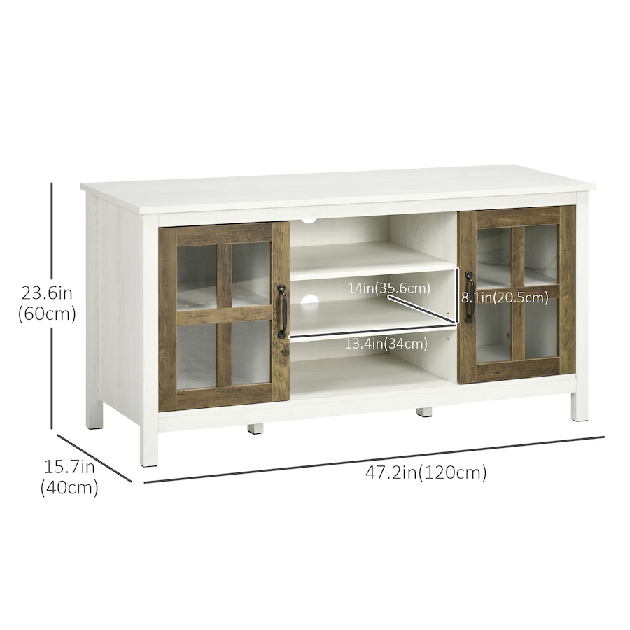 Image 988478_ALTMORE11.jpg, Product 988-478 / Price $177.50, HOMCOM TV Stand Cabinet for TVs up to 55 Inches W/ Shelves & Cupboards from HOMCOM on TSC.ca's Home & Garden department