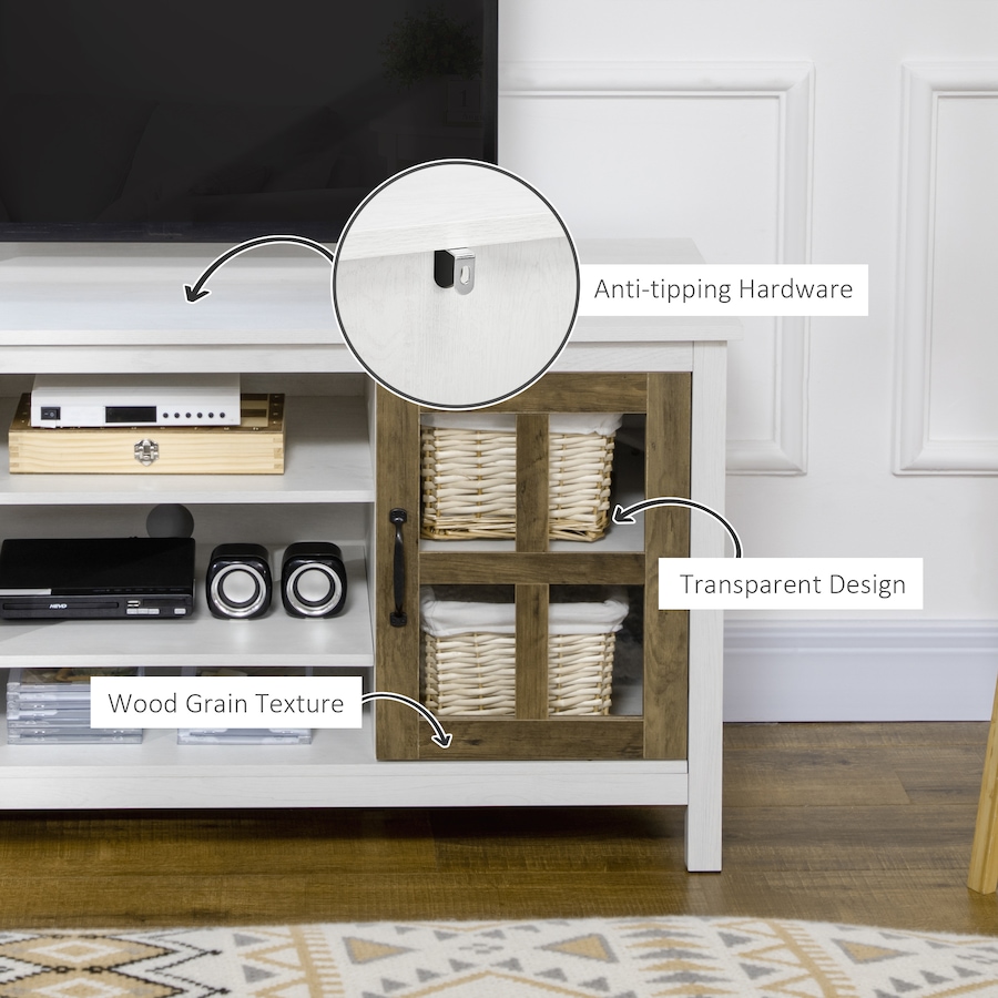 Image 988478_ALTMORE15.jpg, Product 988-478 / Price $177.50, HOMCOM TV Stand Cabinet for TVs up to 55 Inches W/ Shelves & Cupboards from HOMCOM on TSC.ca's Home & Garden department