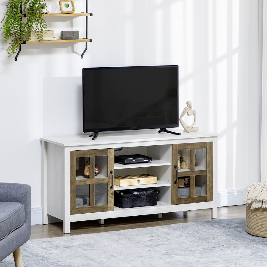 Image 988478_ALTMORE17.jpg, Product 988-478 / Price $177.50, HOMCOM TV Stand Cabinet for TVs up to 55 Inches W/ Shelves & Cupboards from HOMCOM on TSC.ca's Home & Garden department