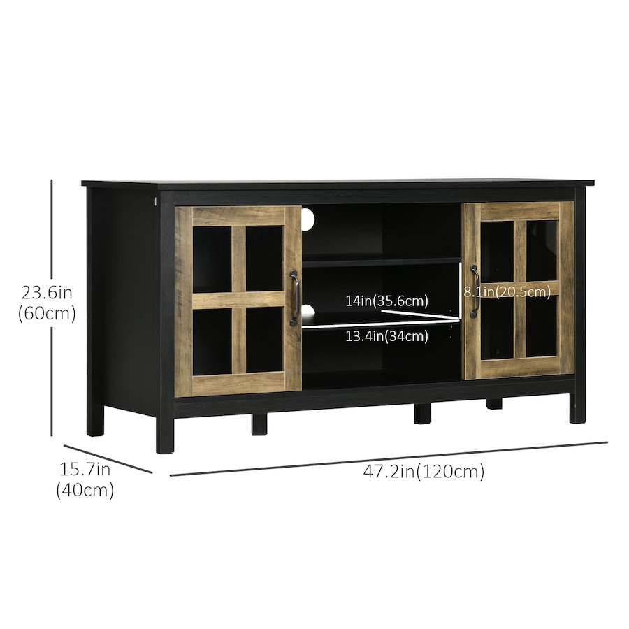 Image 988478_ALTMORE2.jpg, Product 988-478 / Price $177.50, HOMCOM TV Stand Cabinet for TVs up to 55 Inches W/ Shelves & Cupboards from HOMCOM on TSC.ca's Home & Garden department