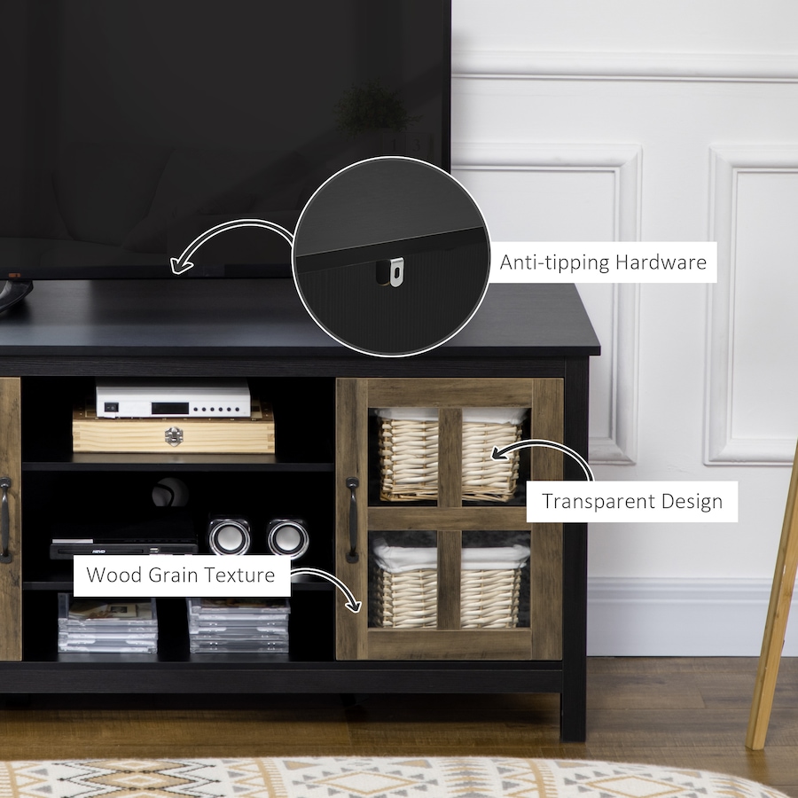 Image 988478_ALTMORE6.jpg, Product 988-478 / Price $177.50, HOMCOM TV Stand Cabinet for TVs up to 55 Inches W/ Shelves & Cupboards from HOMCOM on TSC.ca's Home & Garden department
