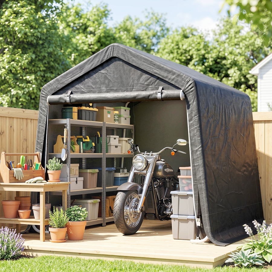 Image 988479_ALTMORE18.jpg, Product 988-479 / Price $177.99 - $239.99, Outsunny Garden Storage Tent,Heavy Duty Bike Shed from Outsunny on TSC.ca's Home & Garden department