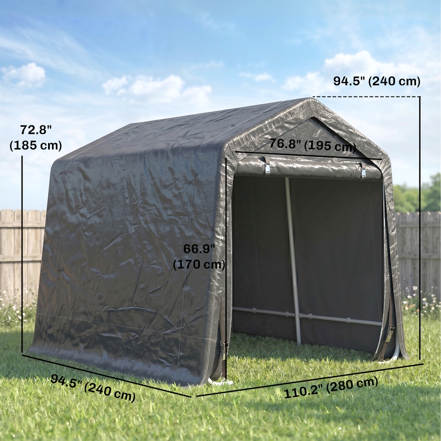 Image 988479_ALTMORE19.jpg, Product 988-479 / Price $177.99 - $239.99, Outsunny Garden Storage Tent,Heavy Duty Bike Shed from Outsunny on TSC.ca's Home & Garden department