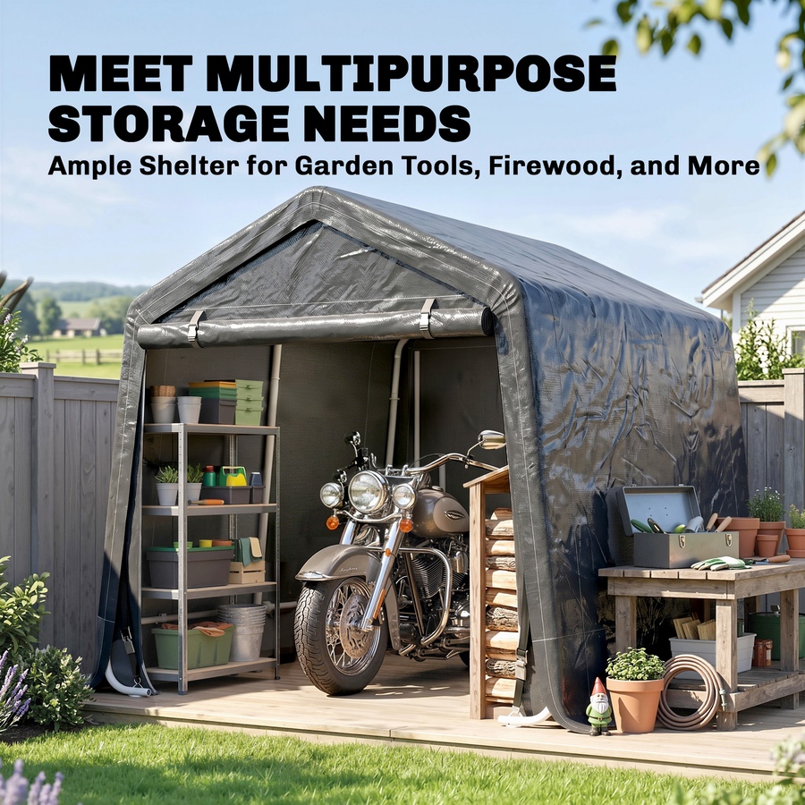 Image 988479_ALTMORE23.jpg, Product 988-479 / Price $177.99 - $239.99, Outsunny Garden Storage Tent,Heavy Duty Bike Shed from Outsunny on TSC.ca's Home & Garden department