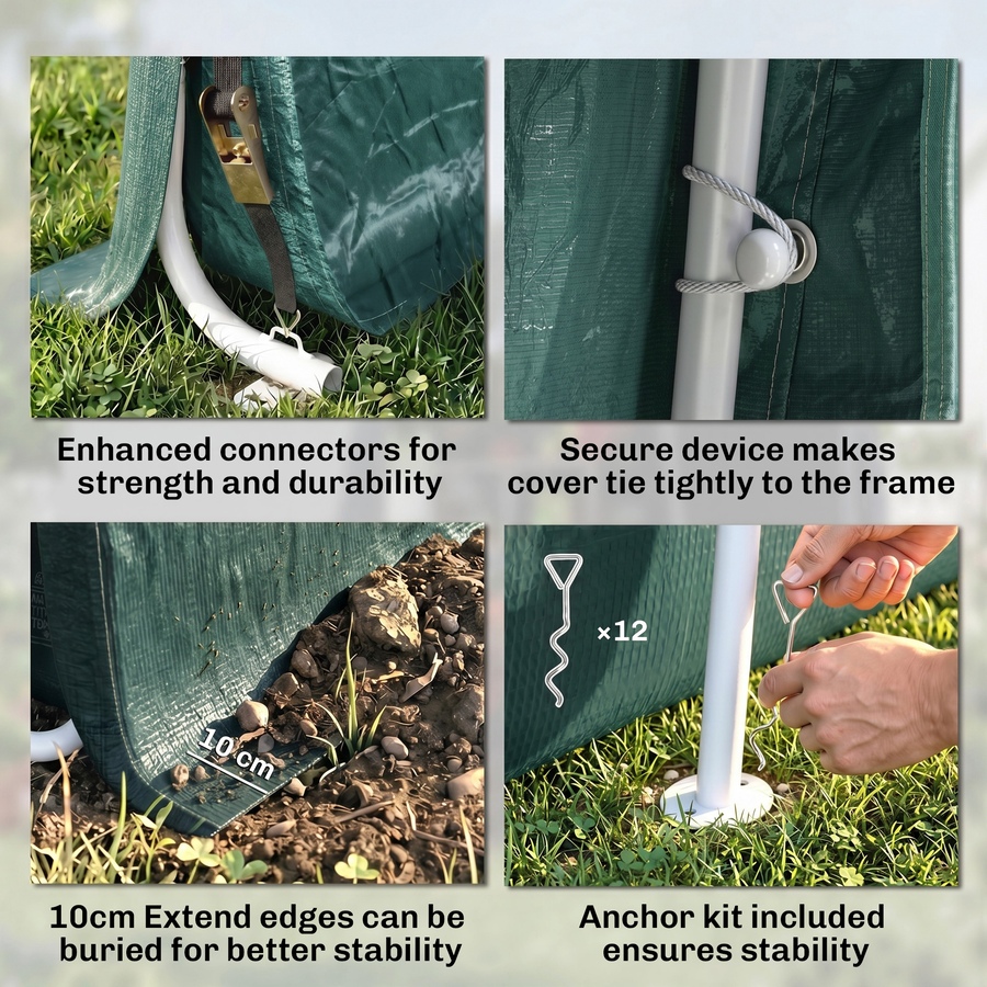 Image 988479_ALTMORE28.jpg, Product 988-479 / Price $177.99 - $239.99, Outsunny Garden Storage Tent,Heavy Duty Bike Shed from Outsunny on TSC.ca's Home & Garden department
