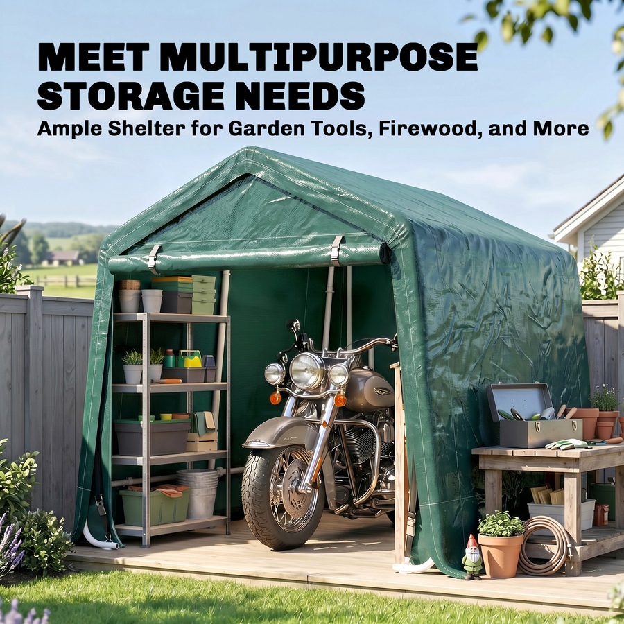 Image 988479_ALTMORE29.jpg, Product 988-479 / Price $177.99 - $239.99, Outsunny Garden Storage Tent,Heavy Duty Bike Shed from Outsunny on TSC.ca's Home & Garden department