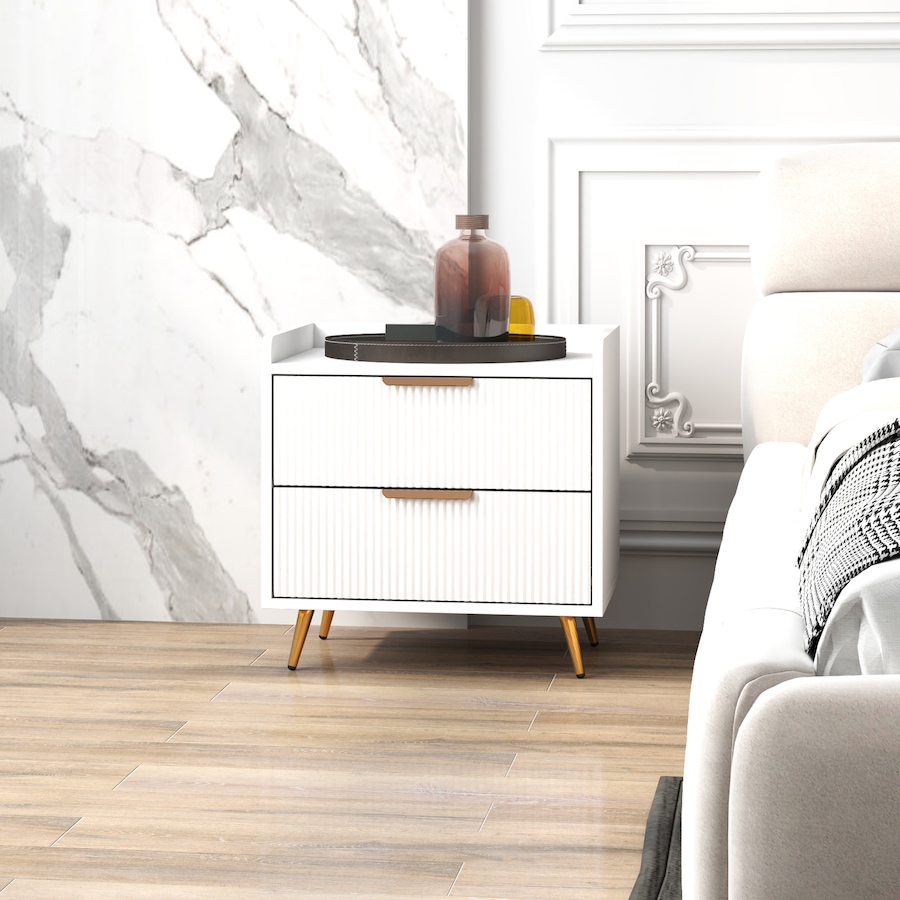 Image 988480_ALTMORE17.jpg, Product 988-480 / Price $96.99 - $105.02, HOMCOM Bedside Table with 2 Drawers for Bedroom from HOMCOM on TSC.ca's Home & Garden department