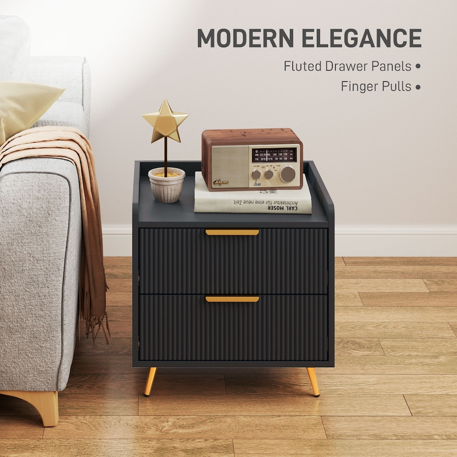 Image 988480_ALTMORE2.jpg, Product 988-480 / Price $96.99 - $105.02, HOMCOM Bedside Table with 2 Drawers for Bedroom from HOMCOM on TSC.ca's Home & Garden department