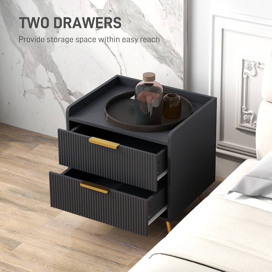 Image 988480_ALTMORE3.jpg, Product 988-480 / Price $96.99 - $105.02, HOMCOM Bedside Table with 2 Drawers for Bedroom from HOMCOM on TSC.ca's Home & Garden department