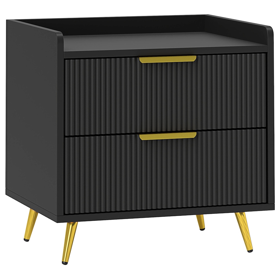 Image 988480_ST01.jpg, Product 988-480 / Price $96.99 - $105.02, HOMCOM Bedside Table with 2 Drawers for Bedroom from HOMCOM on TSC.ca's Home & Garden department