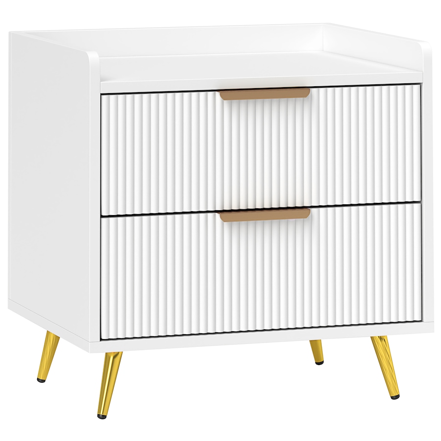 Image 988480_ST02.jpg, Product 988-480 / Price $96.99 - $105.02, HOMCOM Bedside Table with 2 Drawers for Bedroom from HOMCOM on TSC.ca's Home & Garden department
