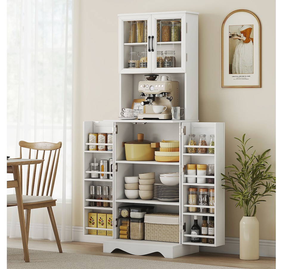 Image 988483_ALTMORE1.jpg, Product 988-483 / Price $229.00 - $239.99, 71" Kitchen Pantry Cabinet, Kitchen Hutch with 8 Door Shelves from HOMCOM on TSC.ca's Home & Garden department