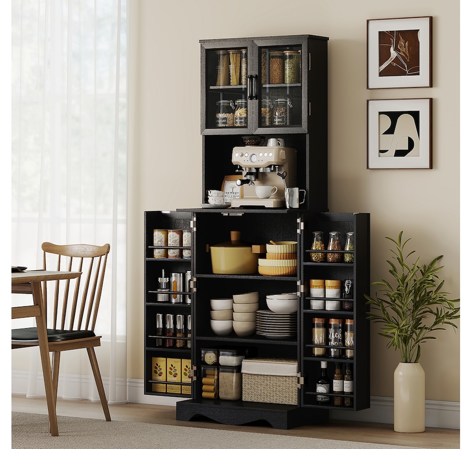Image 988483_ALTMORE10.jpg, Product 988-483 / Price $229.00 - $239.99, 71" Kitchen Pantry Cabinet, Kitchen Hutch with 8 Door Shelves from HOMCOM on TSC.ca's Home & Garden department