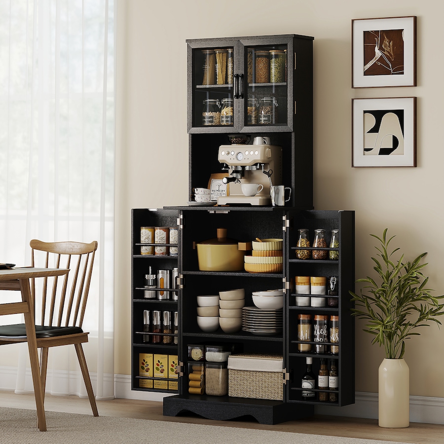 Image 988483_ALTMORE10.jpg, Product 988-483 / Price $214.99 - $229.99, 71" Kitchen Pantry Cabinet, Kitchen Hutch with 8 Door Shelves from HOMCOM on TSC.ca's Home & Garden department