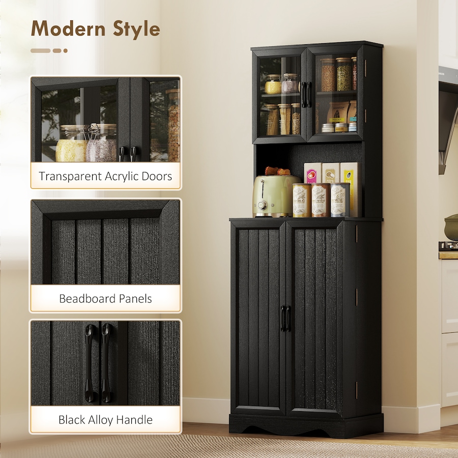 Image 988483_ALTMORE15.jpg, Product 988-483 / Price $214.99 - $229.99, 71" Kitchen Pantry Cabinet, Kitchen Hutch with 8 Door Shelves from HOMCOM on TSC.ca's Home & Garden department