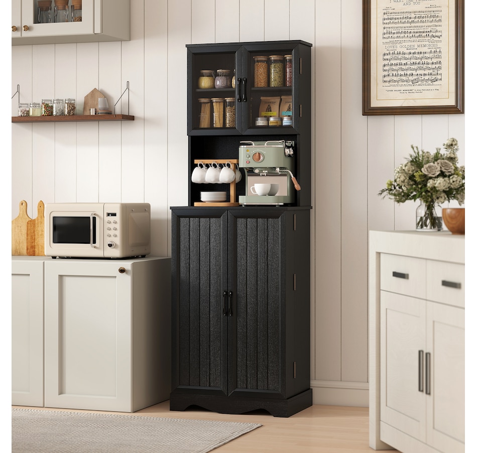 Image 988483_ALTMORE17.jpg, Product 988-483 / Price $229.00 - $239.99, 71" Kitchen Pantry Cabinet, Kitchen Hutch with 8 Door Shelves from HOMCOM on TSC.ca's Home & Garden department