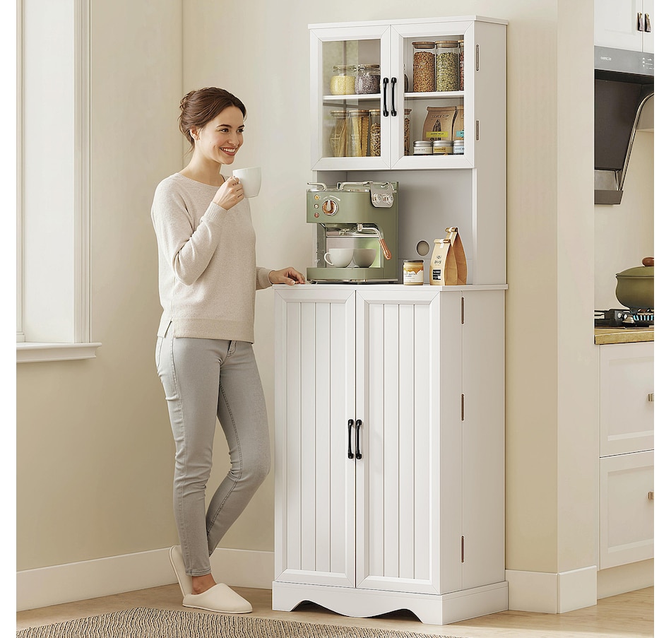 Image 988483_ALTMORE8.jpg, Product 988-483 / Price $229.00 - $239.99, 71" Kitchen Pantry Cabinet, Kitchen Hutch with 8 Door Shelves from HOMCOM on TSC.ca's Home & Garden department