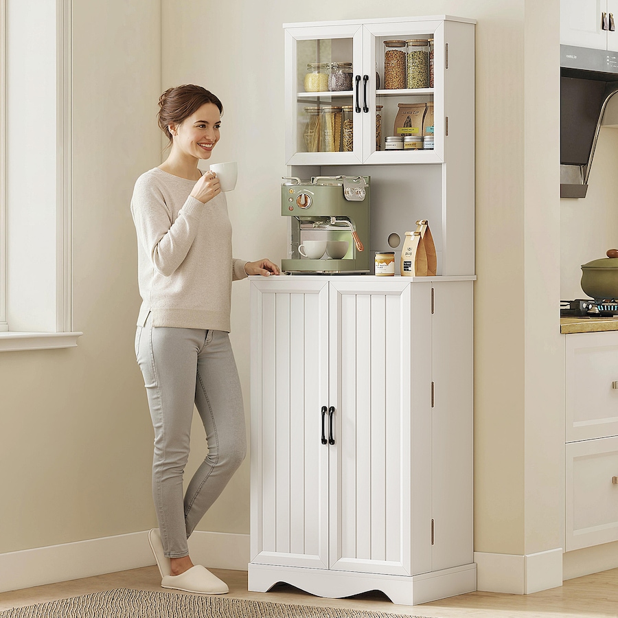 Image 988483_ALTMORE8.jpg, Product 988-483 / Price $214.99 - $229.99, 71" Kitchen Pantry Cabinet, Kitchen Hutch with 8 Door Shelves from HOMCOM on TSC.ca's Home & Garden department