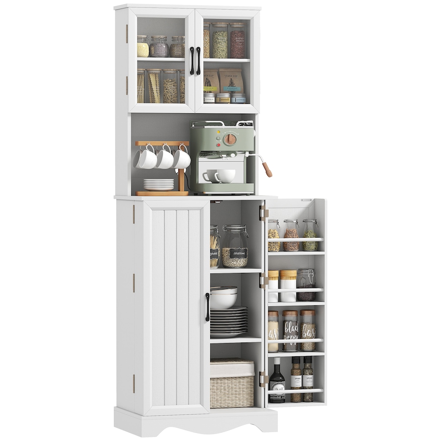 Image 988483_ST01.jpg, Product 988-483 / Price $214.99 - $229.99, 71" Kitchen Pantry Cabinet, Kitchen Hutch with 8 Door Shelves from HOMCOM on TSC.ca's Home & Garden department