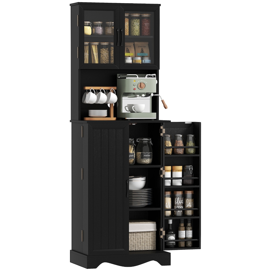 Image 988483_ST02.jpg, Product 988-483 / Price $214.99 - $229.99, 71" Kitchen Pantry Cabinet, Kitchen Hutch with 8 Door Shelves from HOMCOM on TSC.ca's Home & Garden department