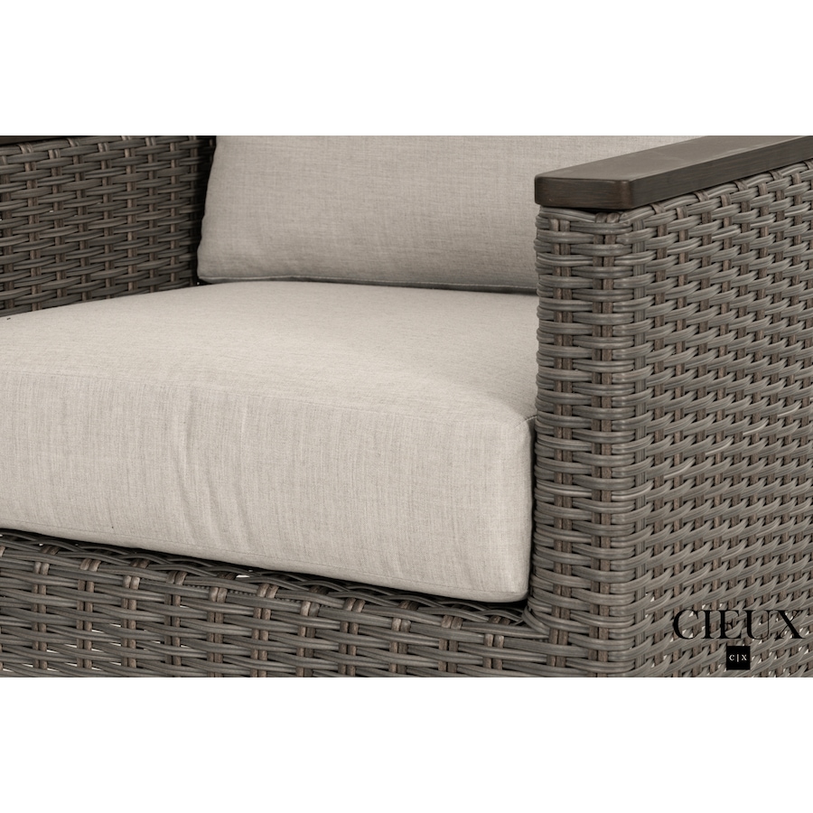 Image 988500_ALTMORE8.png, Product 988-500 / Price $3,569.99, CIEUX Loire Outdoor Patio Aluminum Metal Sofa Conversation Set with Swivel Club Chairs and Sunbrella Cast Silver Cushions from CIEUX on TSC.ca's Home & Garden department