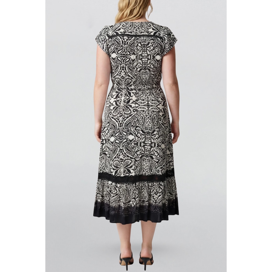Image 988501_ALTMORE5.png, Product 988-501 / Price $137.44, printed midi dress v neck short sleeve from ANNICK on TSC.ca's Fashion department