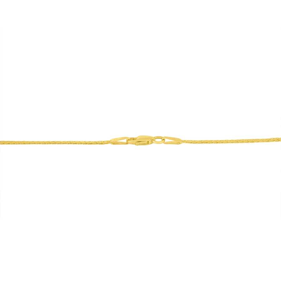 Image 990560_ALTMORE3.jpg, Product 990-560 / Price $7,740.00, 10K Yellow and White Gold 1/2 Cttw Princess Cut Diamond Channel-Set “V” Shape 18" Franco Chain Necklace (H-I Color, SI2-I1 Clarity) from Haus of Brilliance on TSC.ca's Jewellery department