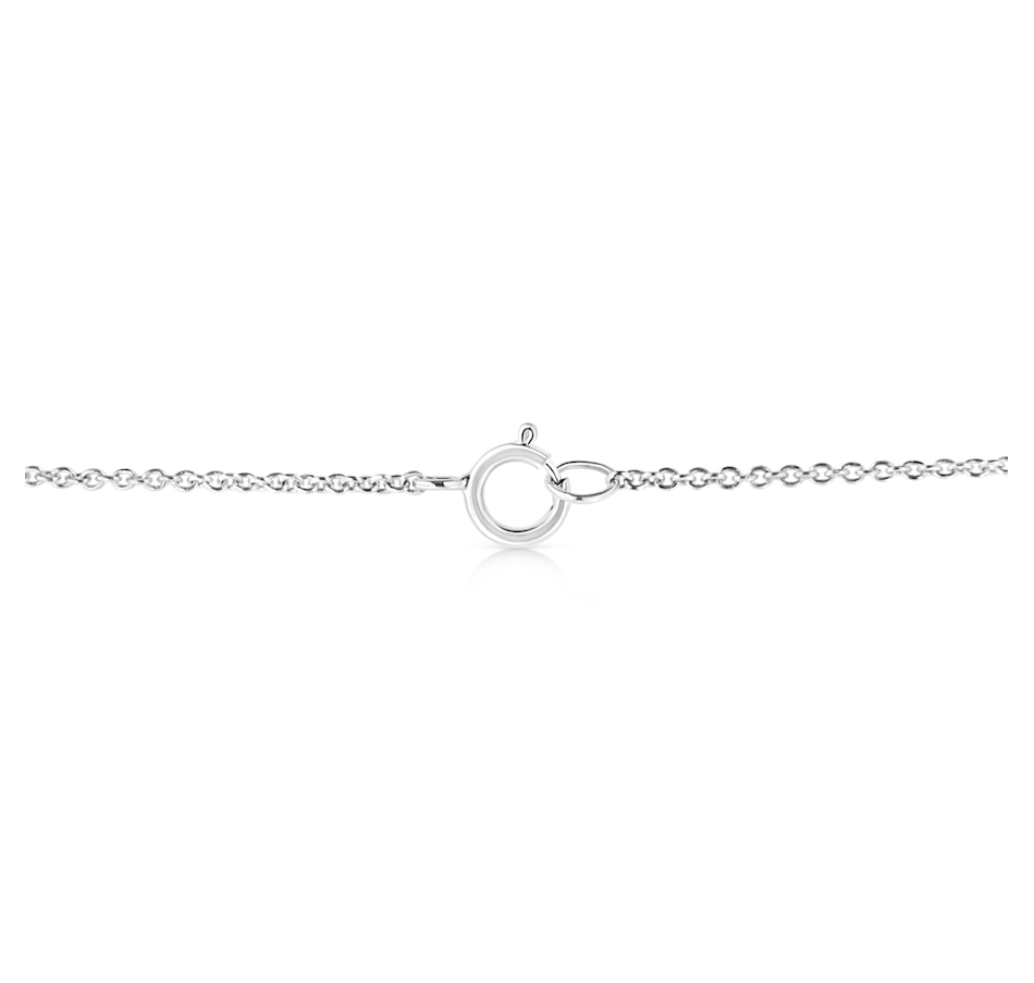 Image 990564_ALTMORE3.jpg, Product 990-564 / Price $3,440.00, 14K White Gold 1/2 Cttw Lab Grown Oval Shape Solitaire Diamond East West 18" Pendant Necklace (E-F Color, VS1-VS2 Clarity) from Haus of Brilliance on TSC.ca's Jewellery department
