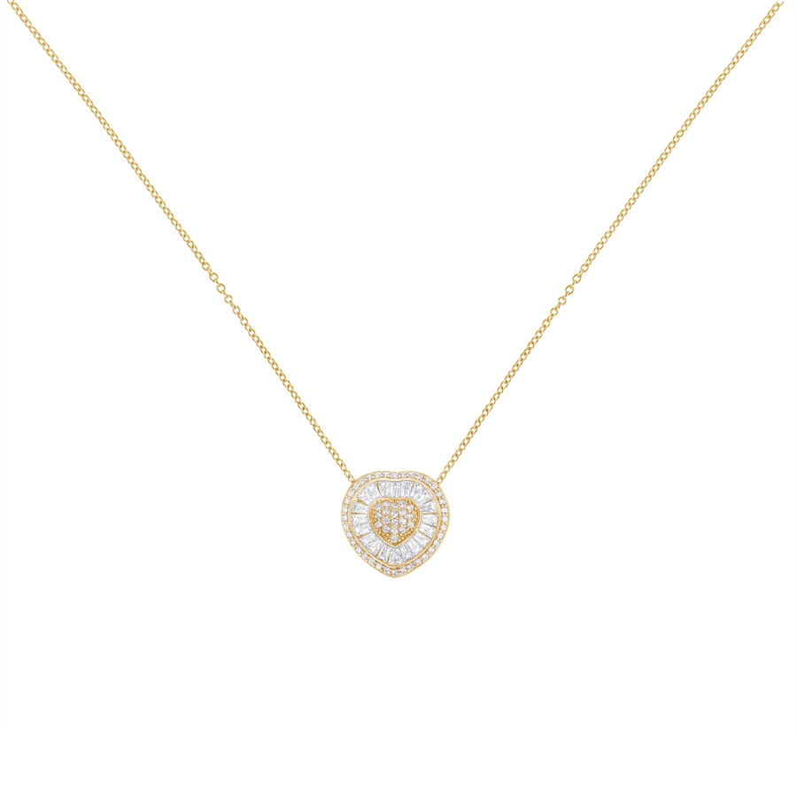 Image 990586_ALTMORE1.jpg, Product 990-586 / Price $2,475.00, 10KT Yellow Gold Diamond Heart Pendant Necklace (1/2 cttw, H-I Color, I1-I2 Clarity) from Haus of Brilliance on TSC.ca's Jewellery department