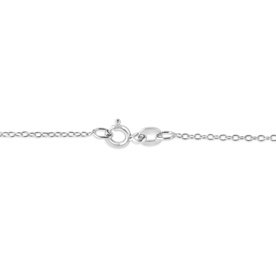 Image 990591_ALTMORE1.jpg, Product 990-591 / Price $843.00, .925 Sterling Silver 1/10 Cttw Round Brilliant-Cut Diamond Accented Open Heart with Love 18" Pendant Necklace (H-I Color, I1-I2 Clarity) from Haus of Brilliance on TSC.ca's Jewellery department