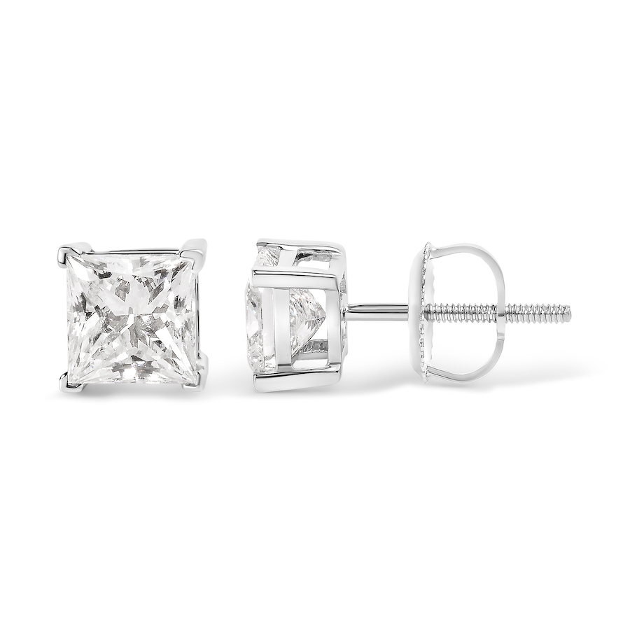 Image 990630_ALTMORE2.jpg, Product 990-630 / Price $11,753.00, 14K White Gold 1 1/2 Cttw Clarity Enhanced Princess Cut Diamond Solitaire Stud Earrings (I-J Color, I1-I2 Clarity) from Haus of Brilliance on TSC.ca's Jewellery department