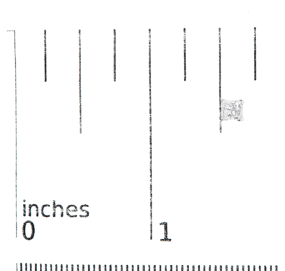 Image 990630_ALTMORE5.jpg, Product 990-630 / Price $11,753.00, 14K White Gold 1 1/2 Cttw Clarity Enhanced Princess Cut Diamond Solitaire Stud Earrings (I-J Color, I1-I2 Clarity) from Haus of Brilliance on TSC.ca's Jewellery department