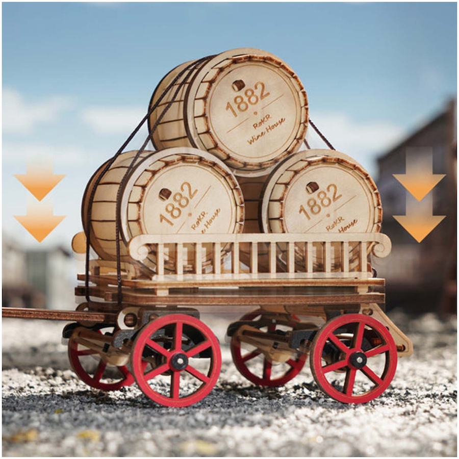Image 991976_ALTMORE2.jpg, Product 991-976 / Price $59.95, ROKR Steam Engine Mechanical 3D Wooden Puzzle from Tradeopia on TSC.ca's Toys & Hobbies department